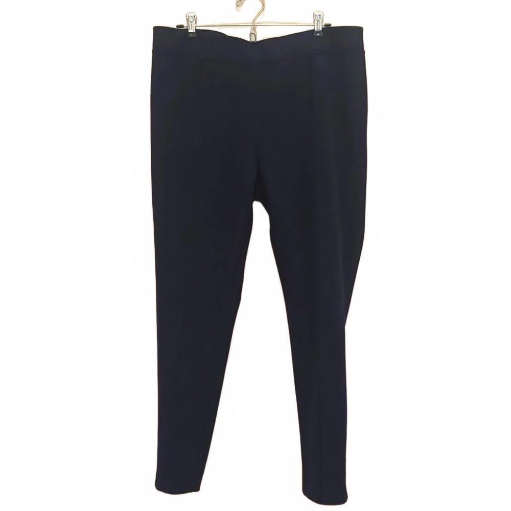 Stylish Navy Blue Leggings - Comfortable Stretch Fabric - Picture 1 of 7